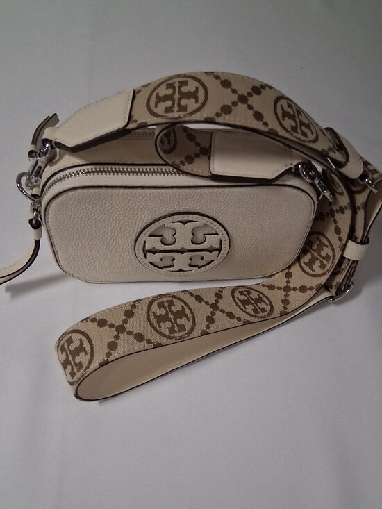 Tory Burch Handbags - Tory Burch Miller Mini Crossbody Bag New Ivory